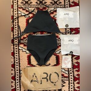 ARQ Black Bikini Set- NWOT MEDIUM